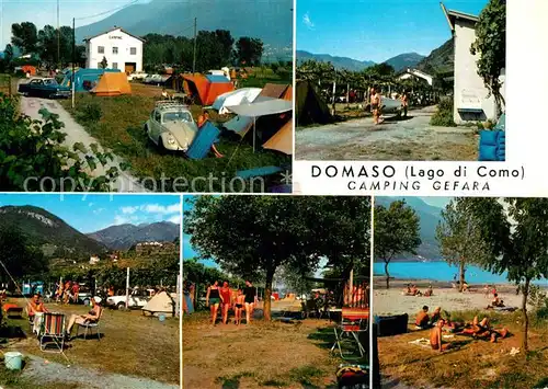 AK / Ansichtskarte Domaso Camping Gefara Lago di Como  Domaso