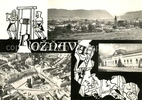 AK / Ansichtskarte Roznava Panorama Teilansichten Roznava