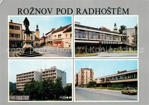 AK / Ansichtskarte Roznov_pod_Radhostem Zalozena ves Stredisko lidove valasske Vachodisko lyzarskych Radhoste a na Vsetinske vrcholy Roznov_pod_radhostem