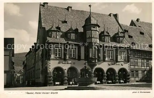 AK / Ansichtskarte Goslar Hotel Kaiser Worth Goslar