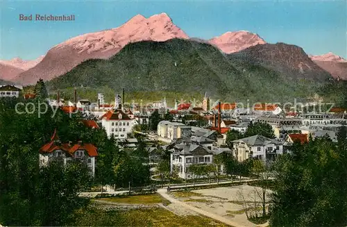 AK / Ansichtskarte Bad_Reichenhall Panorama Alpen Bad_Reichenhall