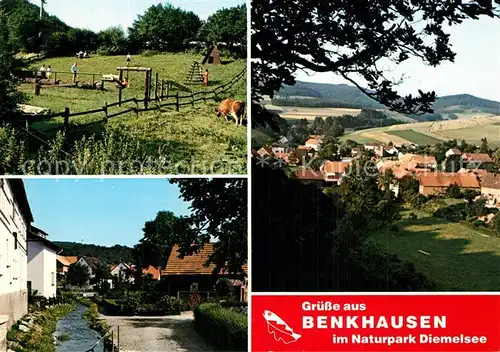 AK / Ansichtskarte Benkhausen Teilansichten Panorama Naturpark Diemelsee Benkhausen