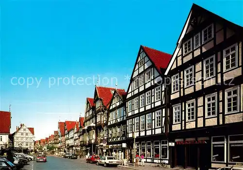 AK / Ansichtskarte Celle_Niedersachsen Stechbahn Altstadt Fachwerkhaeuser Celle_Niedersachsen