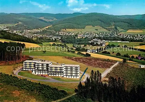 AK / Ansichtskarte Bad_Berleburg Haus Rothaar Fliegeraufnahme Bad_Berleburg