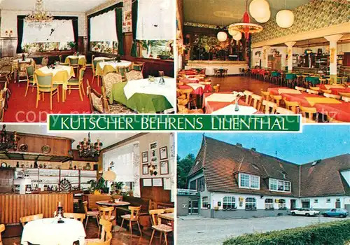 AK / Ansichtskarte Lilienthal_Bremen Lokal Gaststaette Kutscher Behrens Lilienthal Bremen