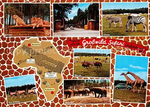 AK / Ansichtskarte Stukenbrock 20 Jahre Hollywoodpark Safariland Stukenbrock