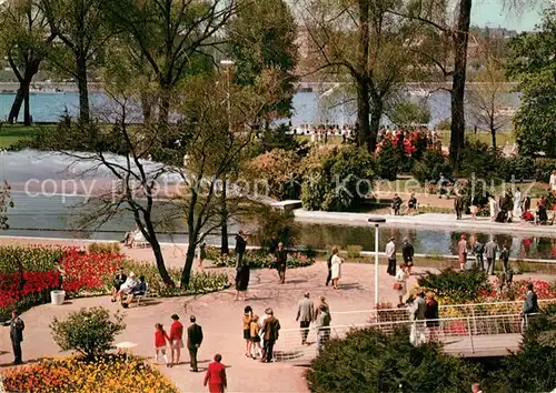 AK / Ansichtskarte Koeln_Rhein Bundesgartenschau An den Wassergarten Koeln_Rhein