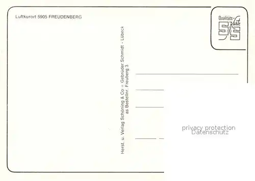 AK / Ansichtskarte Freudenberg_Westfalen Altstadt mit Kirche Fachwerkhaeuser Freudenberg_Westfalen