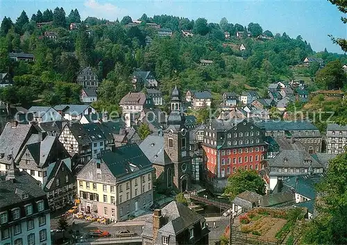 AK / Ansichtskarte Monschau Altstadt mit Kirche Monschau