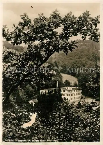 AK / Ansichtskarte Bad_Bergzabern Kurhotel Westernhoefer Bad_Bergzabern