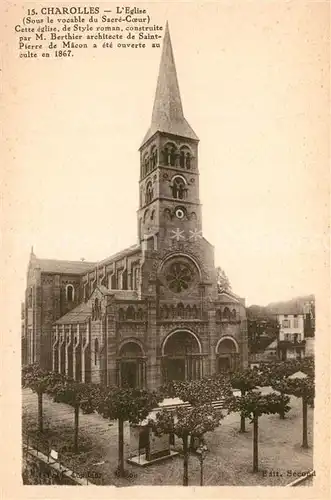 AK / Ansichtskarte Charolles Eglise  Charolles