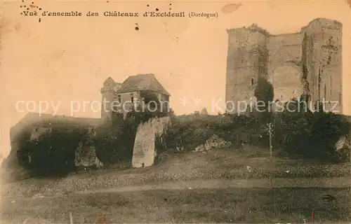 AK / Ansichtskarte Excideuil Chateaux Excideuil