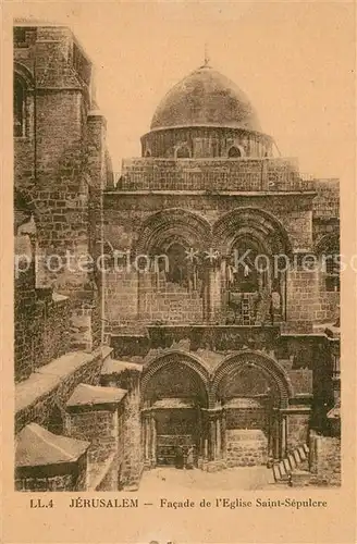 AK / Ansichtskarte Jerusalem_Yerushalayim Eglise Saint Sepulcre Jerusalem_Yerushalayim