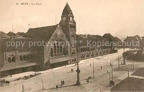 AK / Ansichtskarte Metz_Moselle Gare Bahnhof  Metz_Moselle