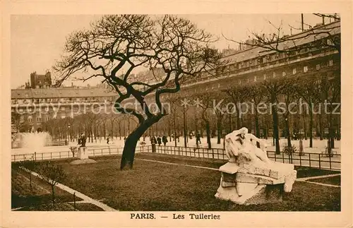 AK / Ansichtskarte Paris Les Tuileries Paris