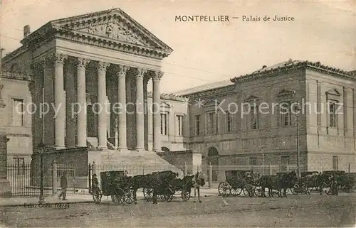 AK / Ansichtskarte Montpellier_Herault Palais de Justice  Montpellier Herault