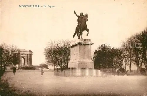 AK / Ansichtskarte Montpellier_Herault Le Peyrou Montpellier Herault