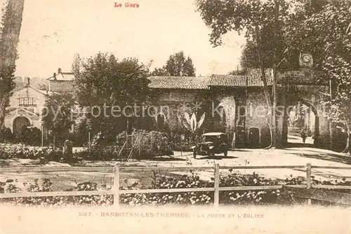 AK / Ansichtskarte Barbotan_les_Thermes Porte Eglise  Barbotan_les_Thermes