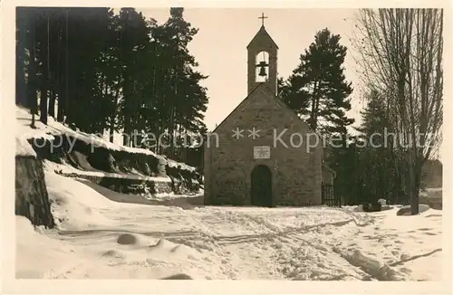 AK / Ansichtskarte Peira Cava Chapelle Peira Cava