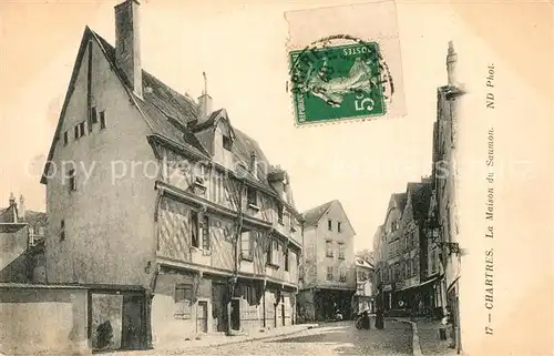 AK / Ansichtskarte Chartres_Eure_et_Loir La Maison du Saumon Chartres_Eure_et_Loir