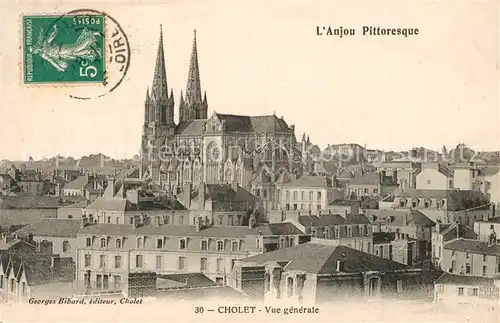 AK / Ansichtskarte Cholet Vue generale Cholet