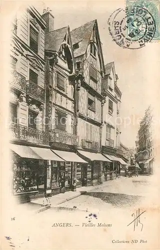 AK / Ansichtskarte Angers Vieilles Maisons Angers