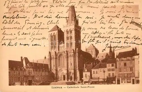 AK / Ansichtskarte Lisieux Cathedrale Saint Pierre Lisieux