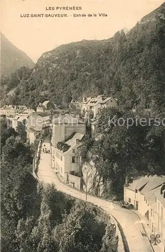 AK / Ansichtskarte Luz Saint Sauveur_Hautes_Pyrenees Entree de la Ville Luz Saint Sauveur_Hautes