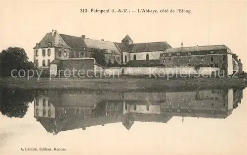 AK / Ansichtskarte Paimpont Abbaye cote de l Etang Paimpont