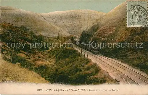 AK / Ansichtskarte Montlucon Dans les Gorges du Dienat Montlucon