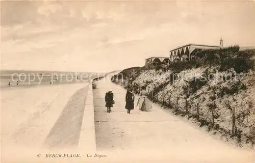 AK / Ansichtskarte Berck Plage La Digue Berck Plage