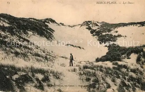 AK / Ansichtskarte Berck Plage Les Dunes Berck Plage