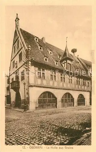 AK / Ansichtskarte Obernai_Bas_Rhin La Halle aux Grains Obernai_Bas_Rhin