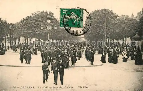 AK / Ansichtskarte Orleans_Loiret Le Mail un Jour de Musique Orleans_Loiret