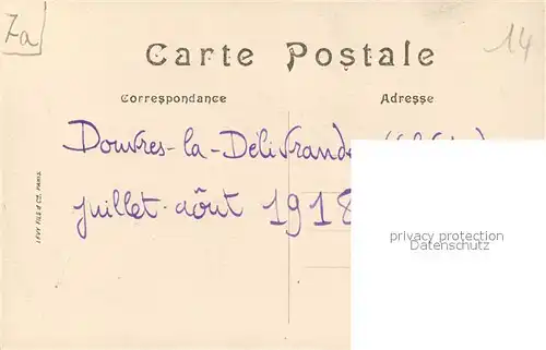 AK / Ansichtskarte Douvres la Delivrande Vue generale Eglise Douvres la Delivrande