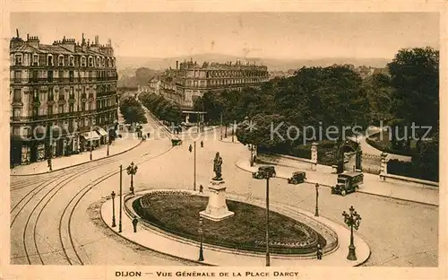 AK / Ansichtskarte Dijon_Cote_d_Or Vue generale de la Place Darcy Dijon_Cote_d_Or