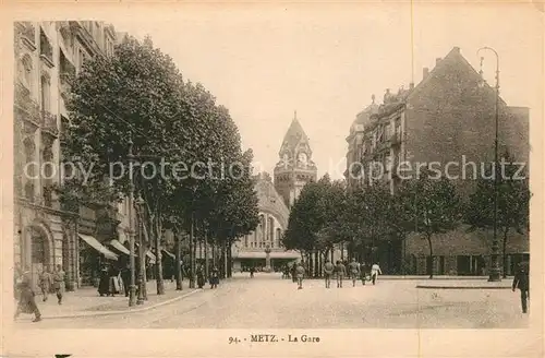 AK / Ansichtskarte Metz_Moselle La Gare Metz_Moselle