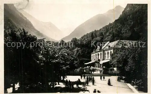 AK / Ansichtskarte Cauterets Esplanade des oeufs et le Casino Cauterets