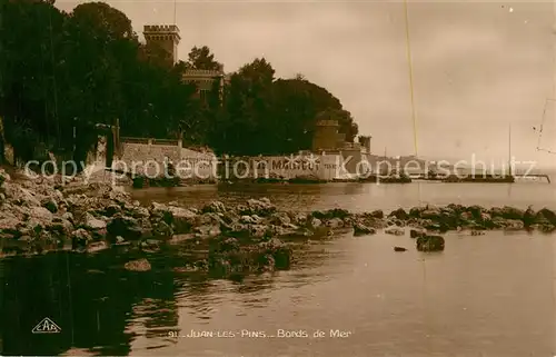 AK / Ansichtskarte Juan les Pins Bords de Mer Juan les Pins