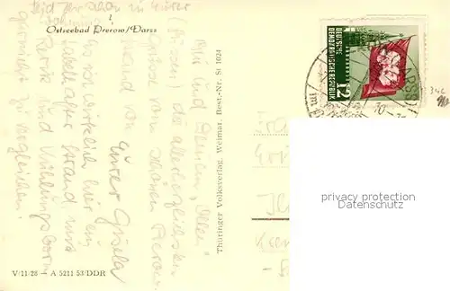 AK / Ansichtskarte Prerow_Ostseebad Gaststaette am Strand Prerow_Ostseebad