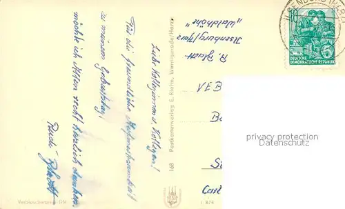 AK / Ansichtskarte Ilsenburg_Harz Markt Ernst Thaelmann Strasse Forellenteich im Winter Ilsenburg Harz