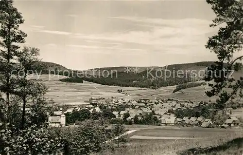 AK / Ansichtskarte Sachsenbrunn Panorama Sachsenbrunn