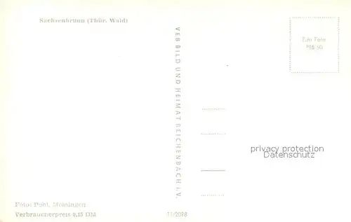 AK / Ansichtskarte Sachsenbrunn Panorama Sachsenbrunn