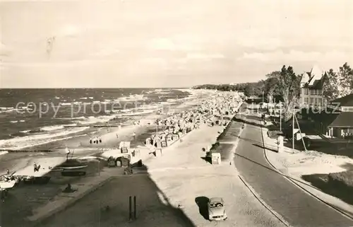 AK / Ansichtskarte Kuehlungsborn_Ostseebad Strandpromenade Kuehlungsborn_Ostseebad