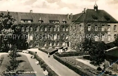 AK / Ansichtskarte Greifswald Chirurgische Klinik Greifswald