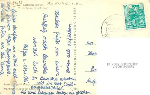 AK / Ansichtskarte Lauscha Drei Schanzen Anlage Skispringen Thueringer Wald Lauscha