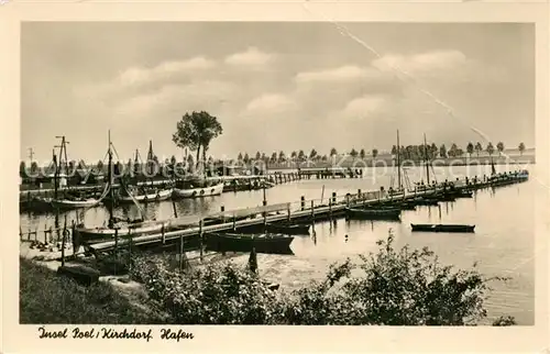 AK / Ansichtskarte Kirchdorf_Poel Hafen Kirchdorf Poel