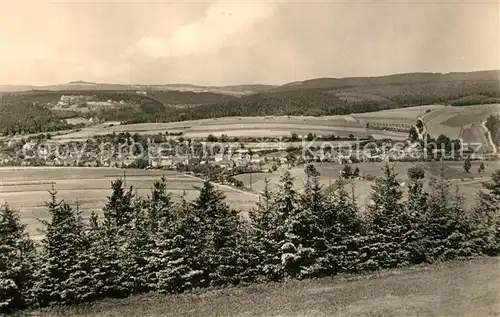 AK / Ansichtskarte Tannroda Panorama Blick vom Ruhmberg Tannroda