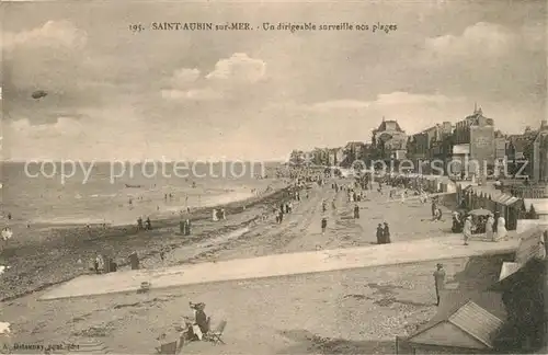 AK / Ansichtskarte Saint Aubin sur Mer_Calvados Plage Saint Aubin sur Mer