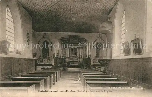 AK / Ansichtskarte Saint Germain sur Eaulne Eglise Saint Germain sur Eaulne